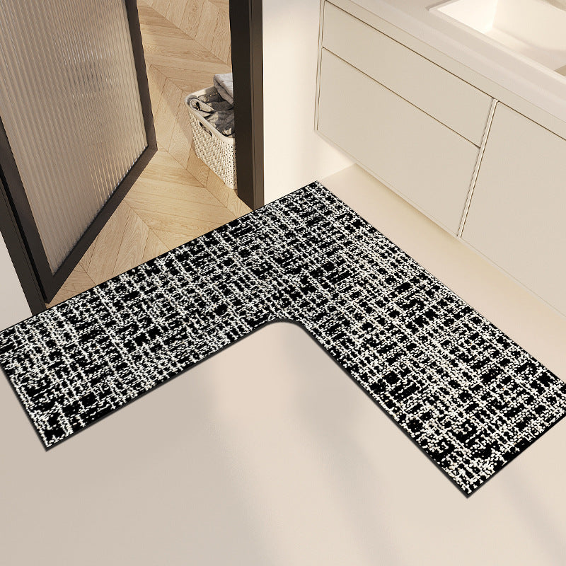 Luxurious Abstract Patterned Bathroom Mat