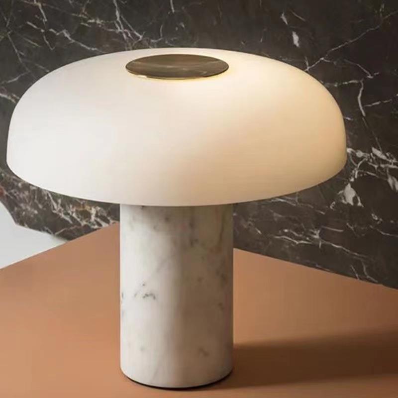 Contemporary Mushroom-Shaped Table Lamp