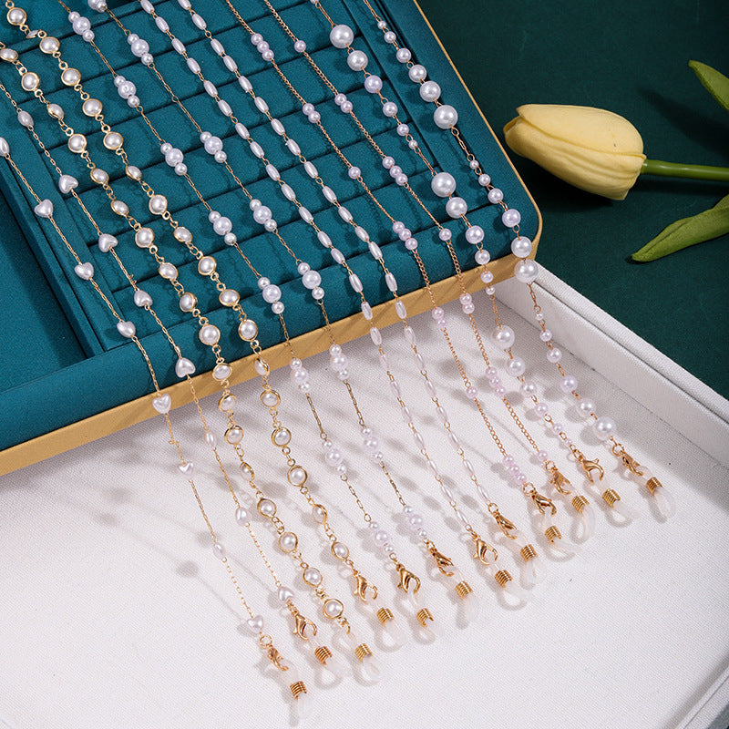 Elegant Pearl Chain Eyewear Chain Kalsten