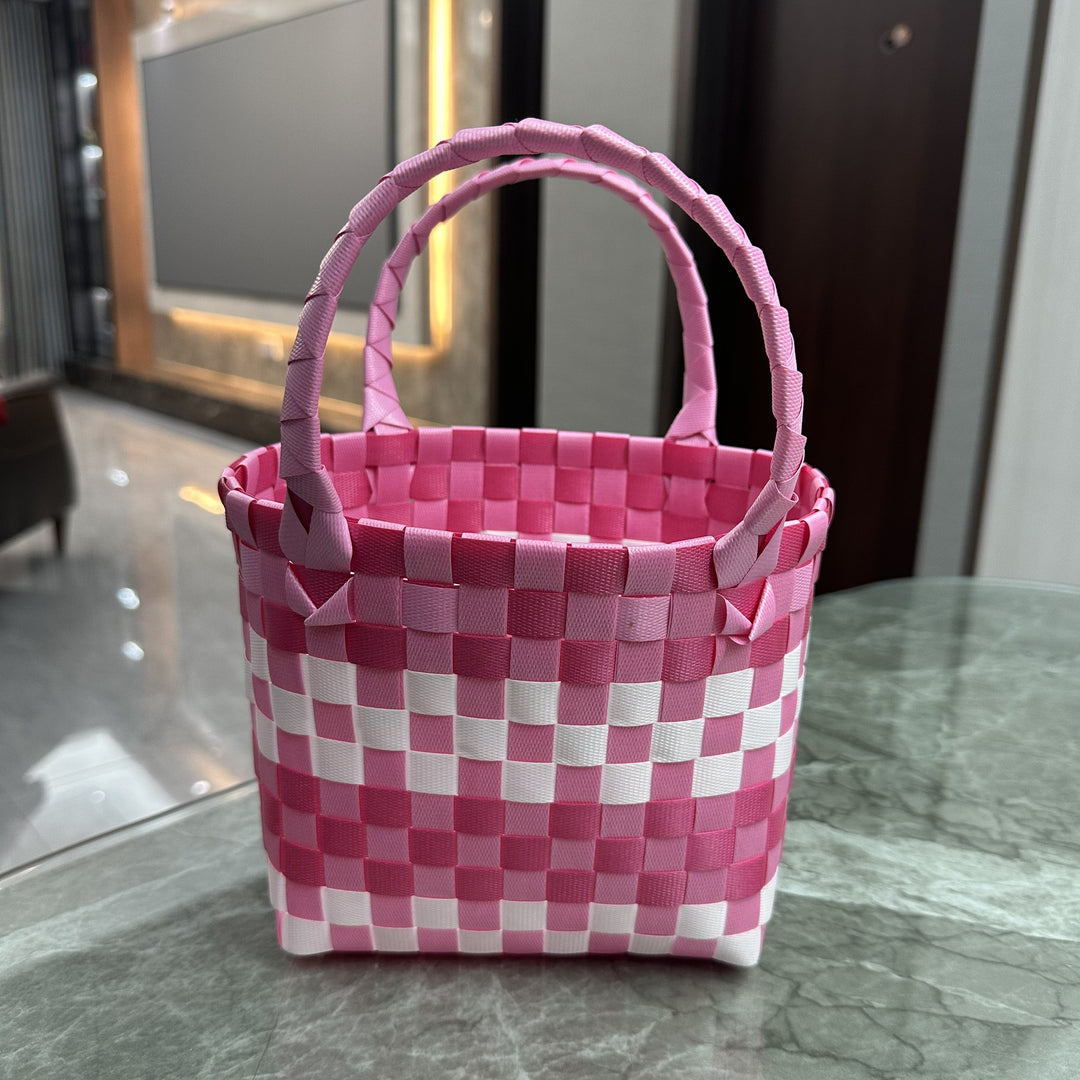 Playful and Colorful Basket Bag Kalsten