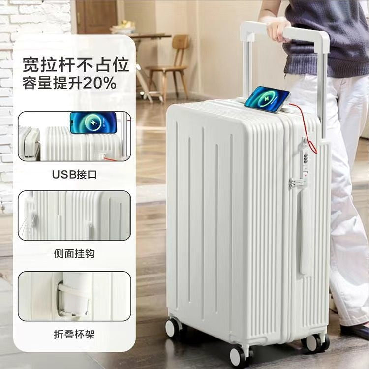 Hard-shell suitcase with integrated USB charging function Kalsten