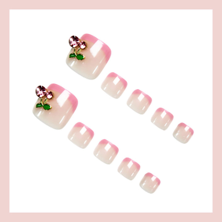 Nail art set with elegant flower decorations Kalsten