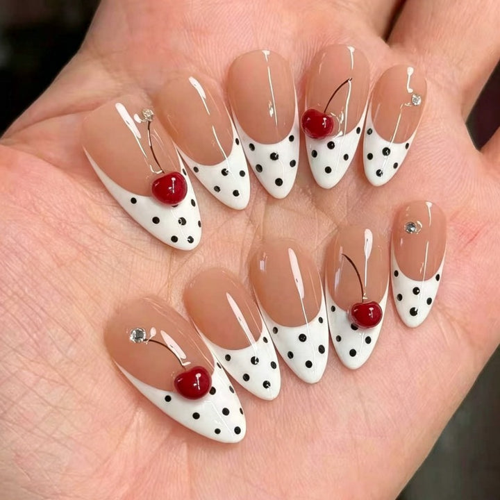 Nature-Themed Artistic Press-On Nail Set Kalsten