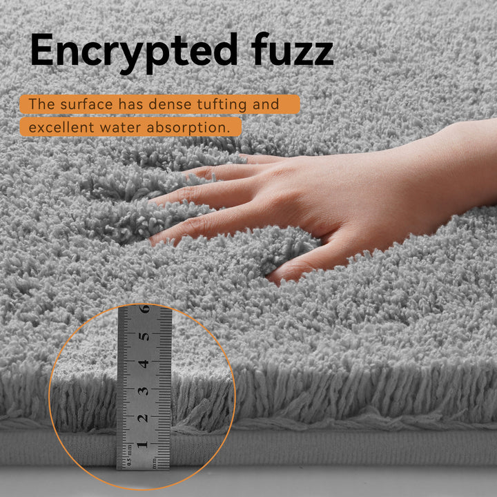 Plush Toilet Rug