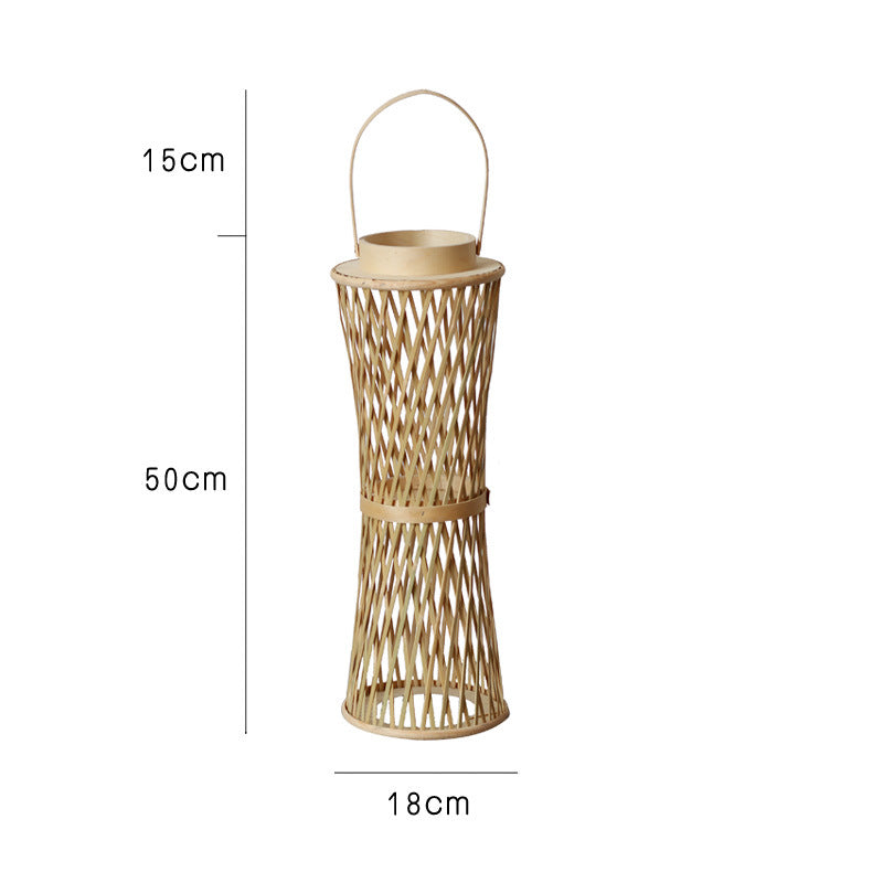 Elegant Lantern made of Rattan Kalsten