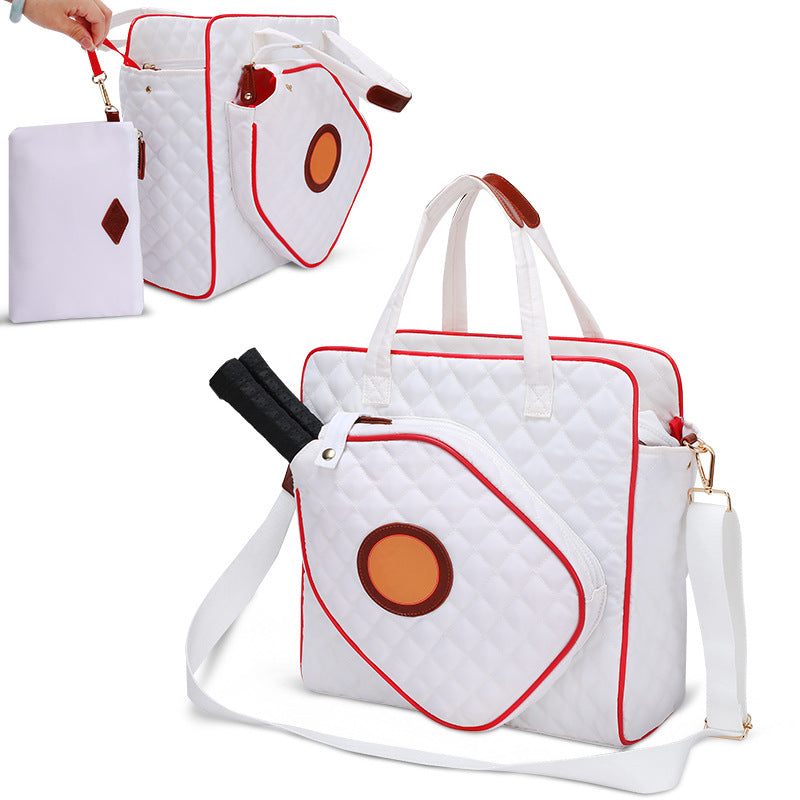 Quilted Tennis Equipment Tote Bag Kalsten
