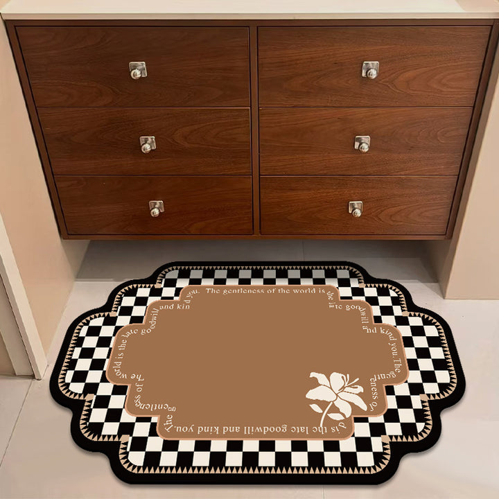 Floral Welcome Mat