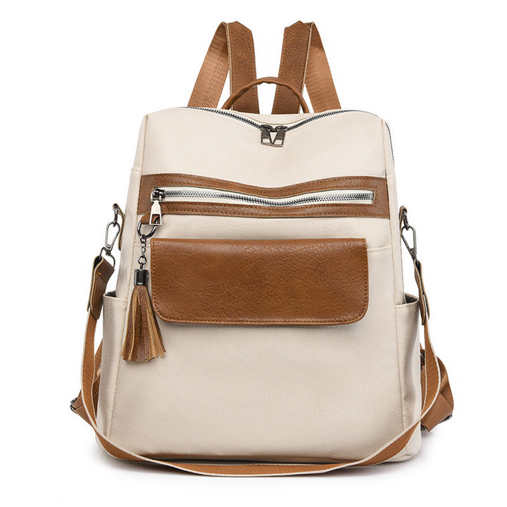 Multi-Functional Faux Leather Backpack Kalsten