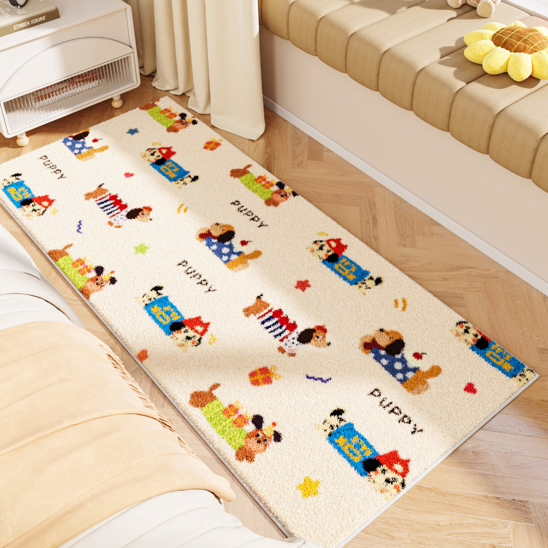 Cute Dog-Themed Area Rug
