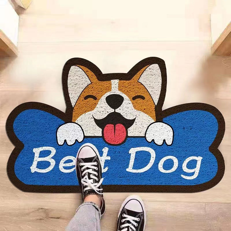 Cartoon Dog Theme Floor Mat