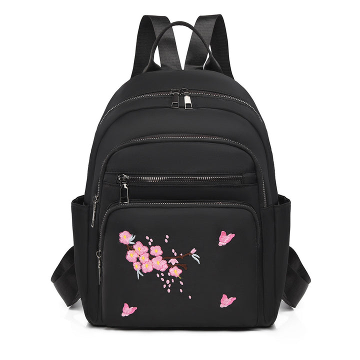 Elegant Embroidered Mini Backpack