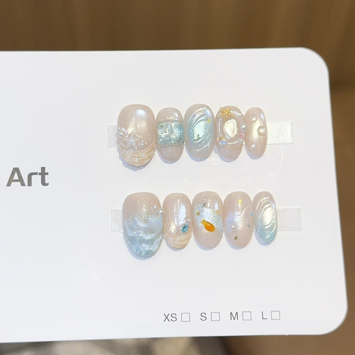 Art Nail Set with Maritime Design Kalsten