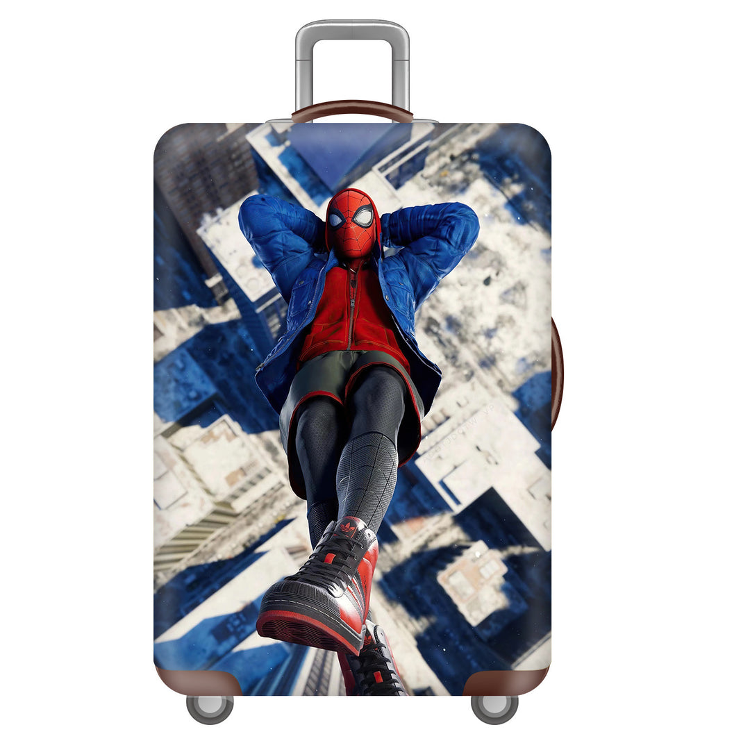 Unisex hard-shell suitcase with cool demotivating Spiderman design Kalsten