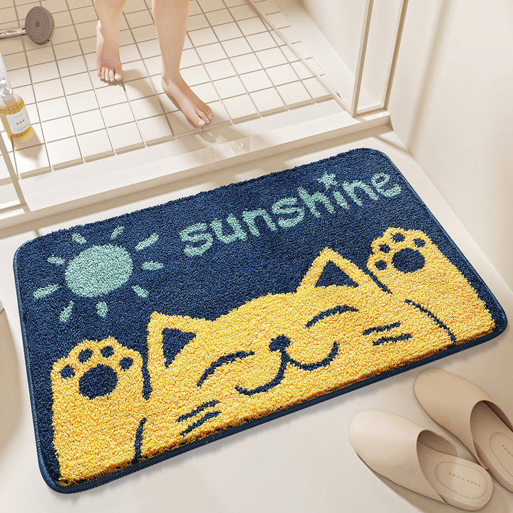 Plush Bunny-Themed Bath Mat Kalsten