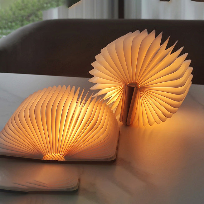 📖 Wooden Book Lamp - For Desk Study Gift Decoration Light | Noxord