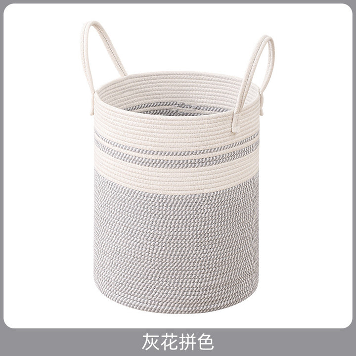 Women's decorative storage basket with two practical handles Kalsten