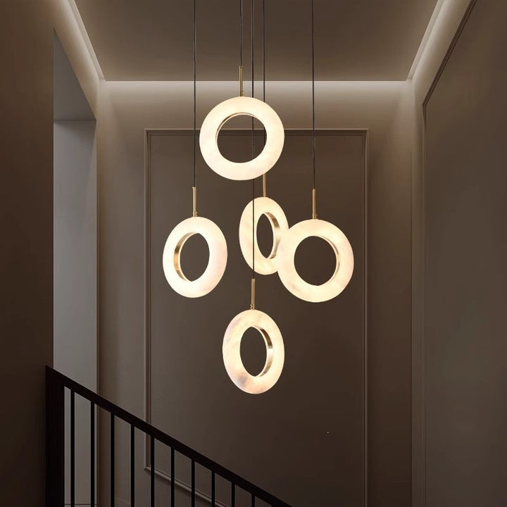 Modern Circular Suspension Chandelier