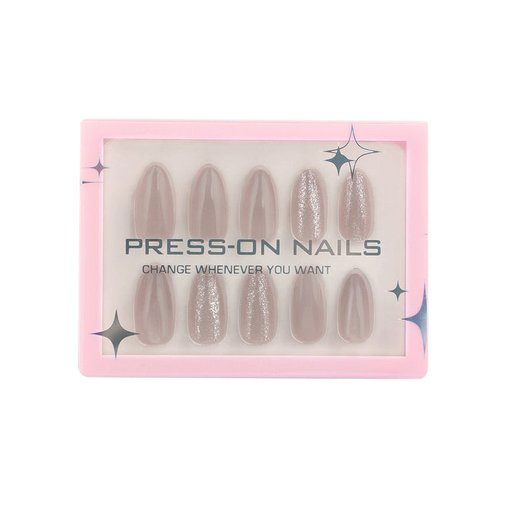 Artificial press-on nails with glitter accents Kalsten