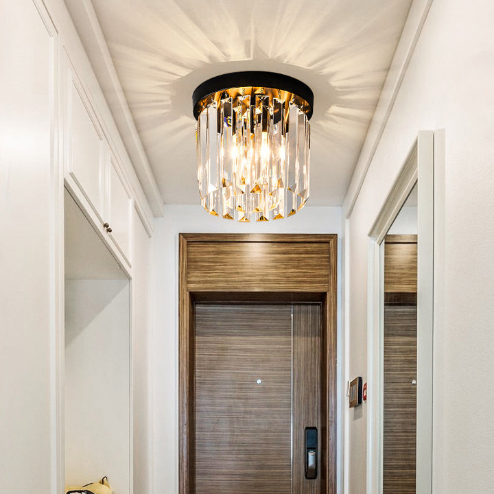 Crystal Flush Mount Ceiling Fixture