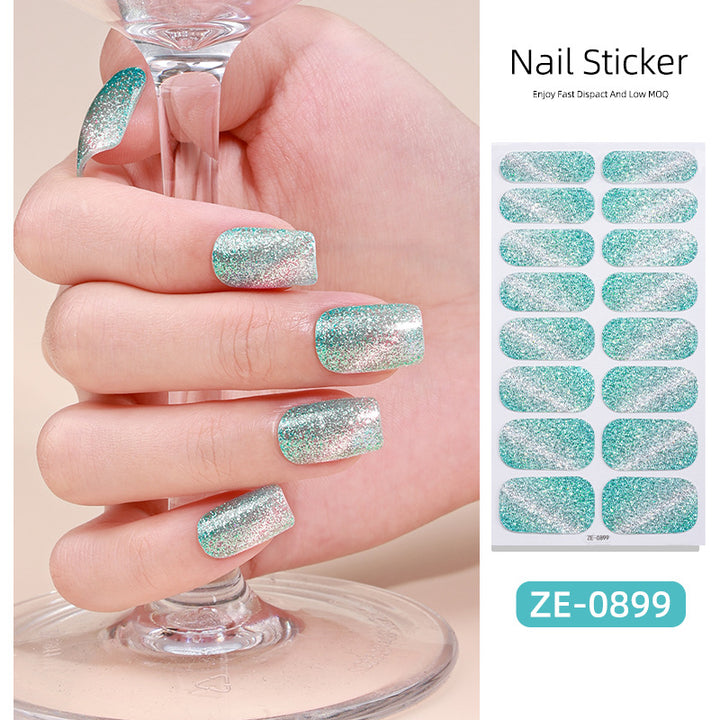 Ombre Glitter Nail Wraps