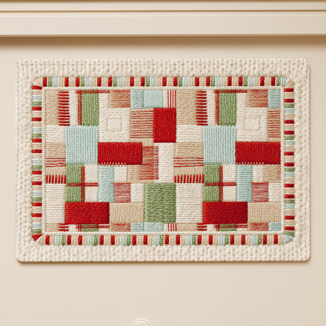 Colorful Geometric Kitchen Mat