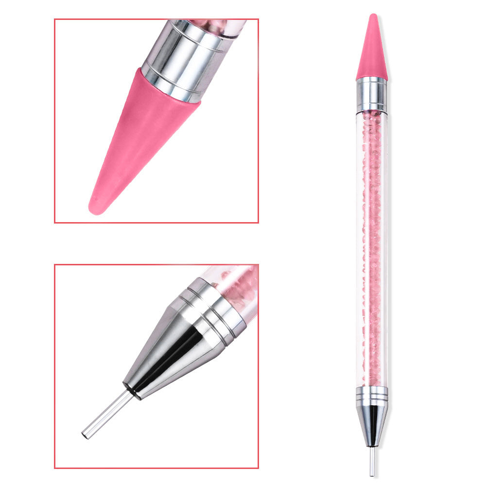 Professional Nail Art Detailing Brush with Crystal Handle Kalsten