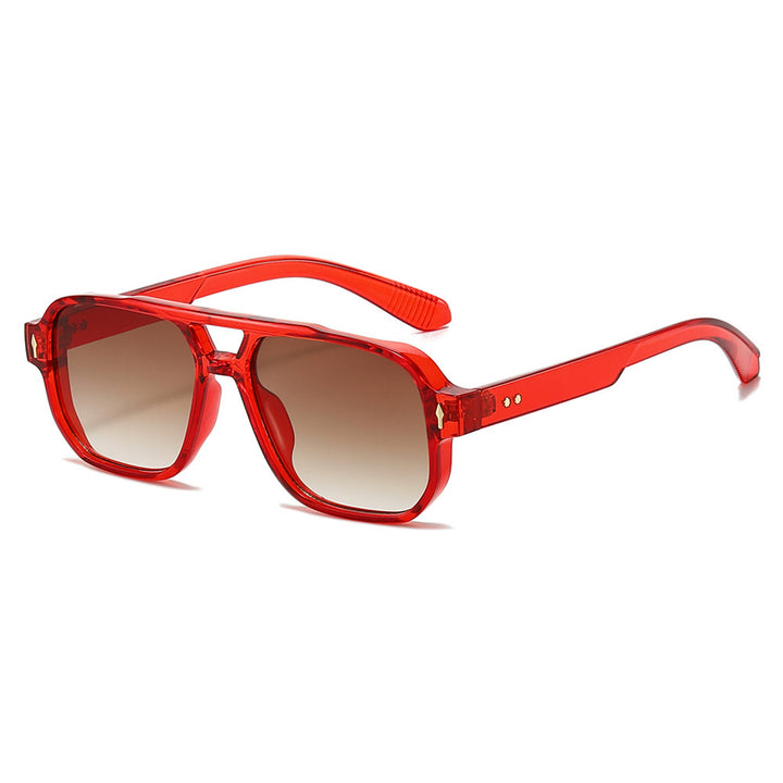 Oversized Geometric Sunglasses with Enhanced UV Protection Kalsten