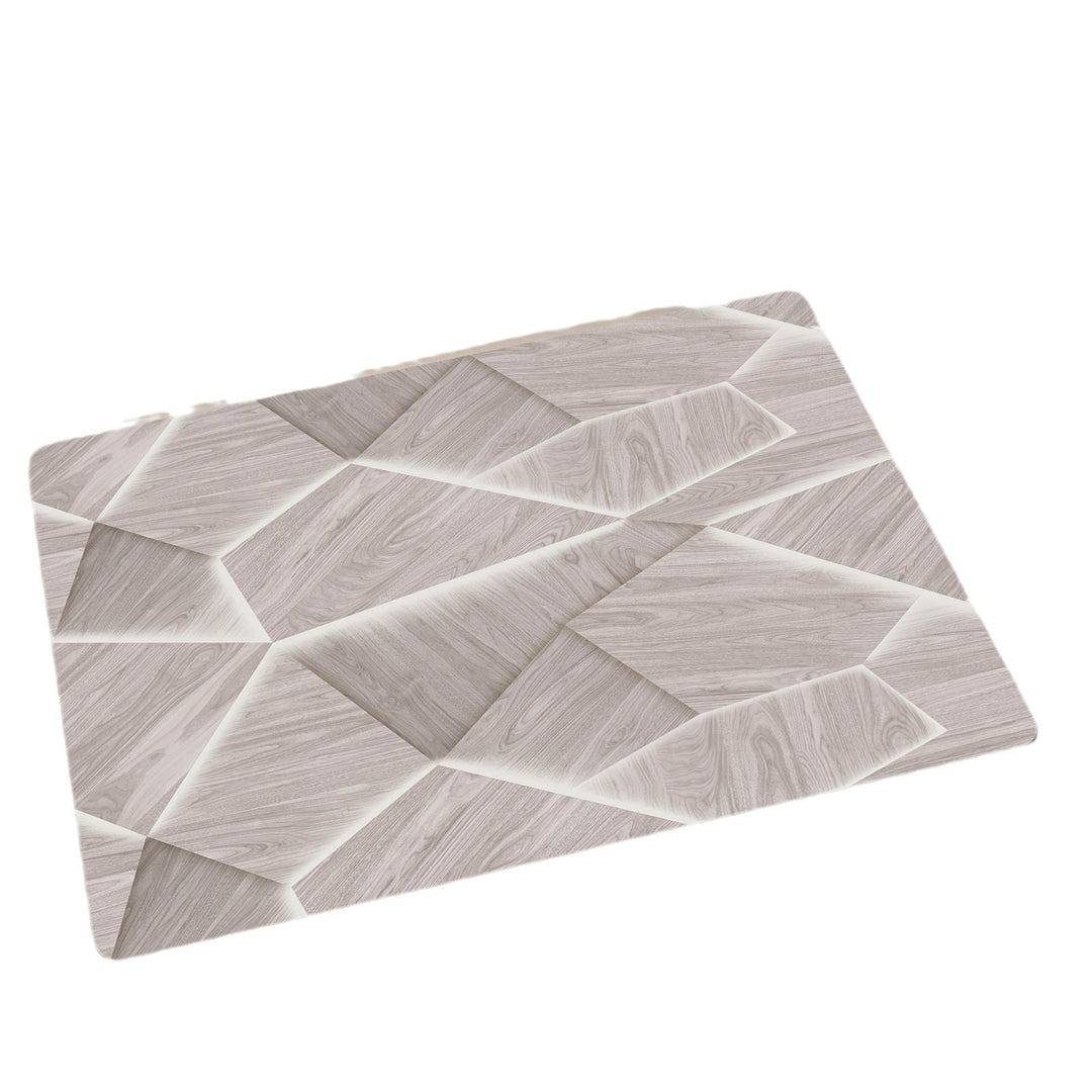 Textured Wood Grain Bath Mat
