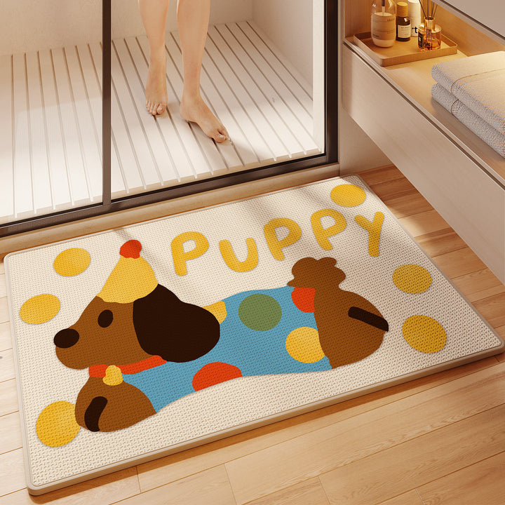 Fun Cartoon Themed Bath Mat Kalsten