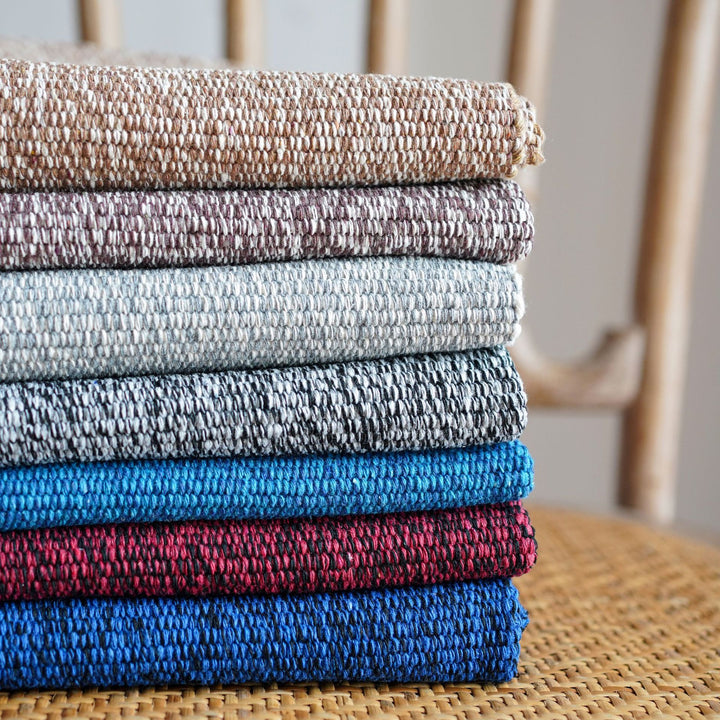 Round woven fabric sample for upholstery and furniture covering fabric Kalsten