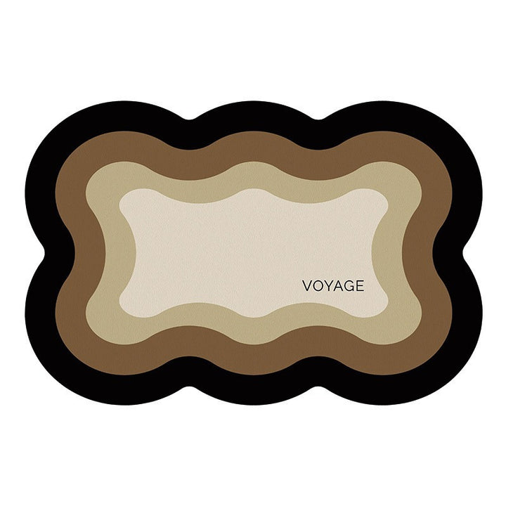 Stylish Cloud-Shaped Bath Mat