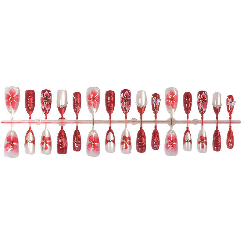 Floral Art Press-On Nail Set Kalsten