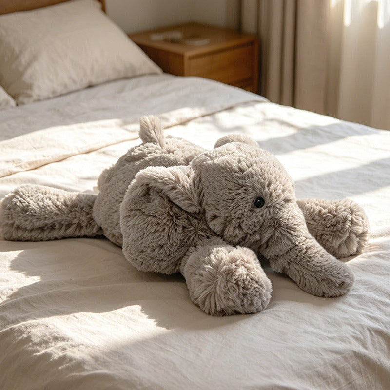 Lying Plush Elephant Body Pillow Cuddle Toy Kalsten