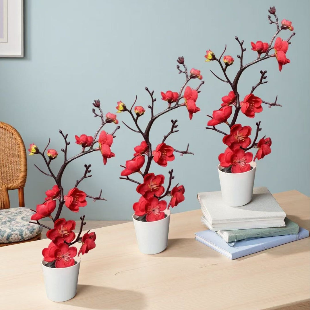 Lifelike Blooming Artificial Orchid Arrangement