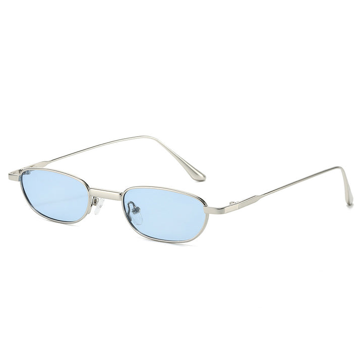 Sleek Minimalist Oval Sunglasses Kalsten