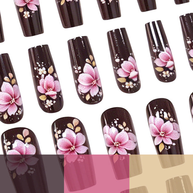 Floral Nail Art Design Kalsten