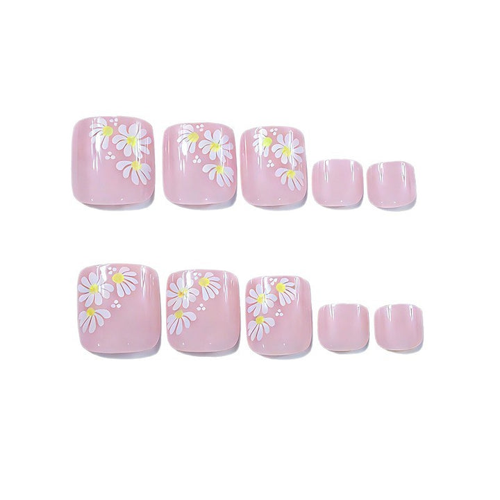 Floral Nail Art Pedicure Kalsten
