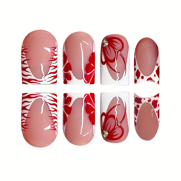 Elegant Floral Nail Design Kalsten