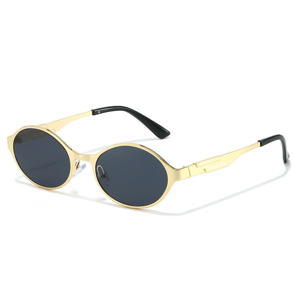 Unique Oval Frame Sunglasses Kalsten