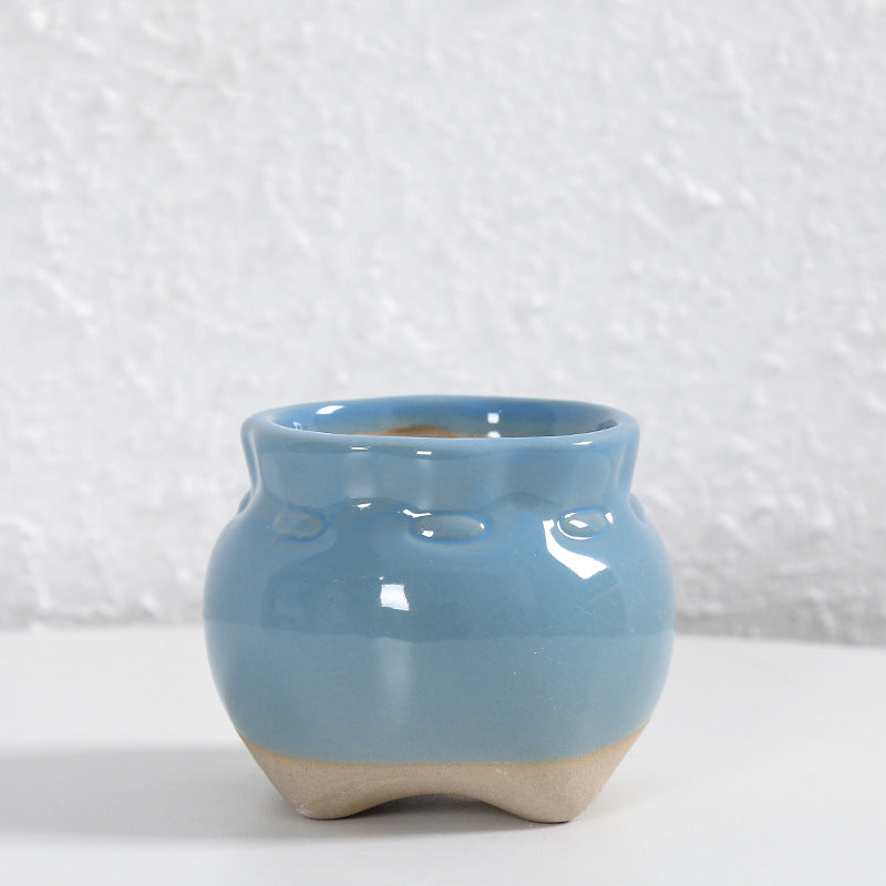 Contemporary Curved Ceramic Vase Kalsten
