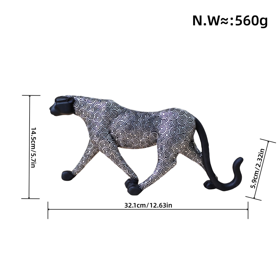 Elegant decorative figure of a panther Kalsten