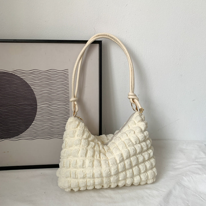 Textured Crocheted Handbag
