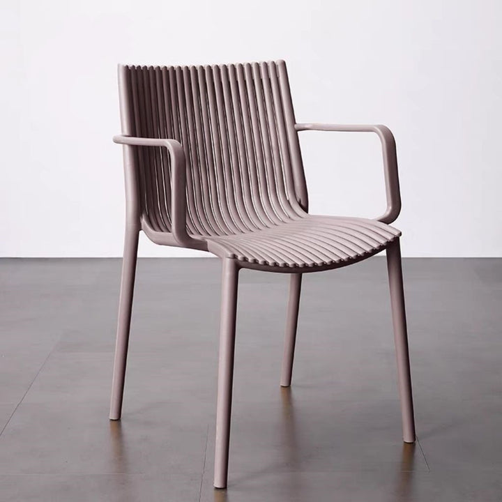 Contemporary Slatted Dining Chair Kalsten