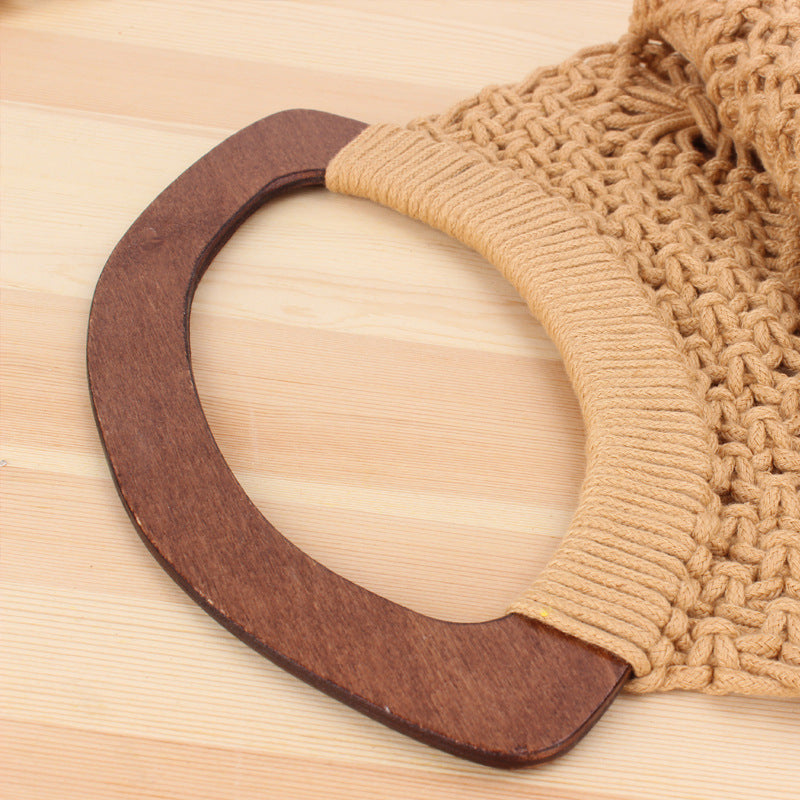 Handbag Made of Handcrafted Macrame Kalsten