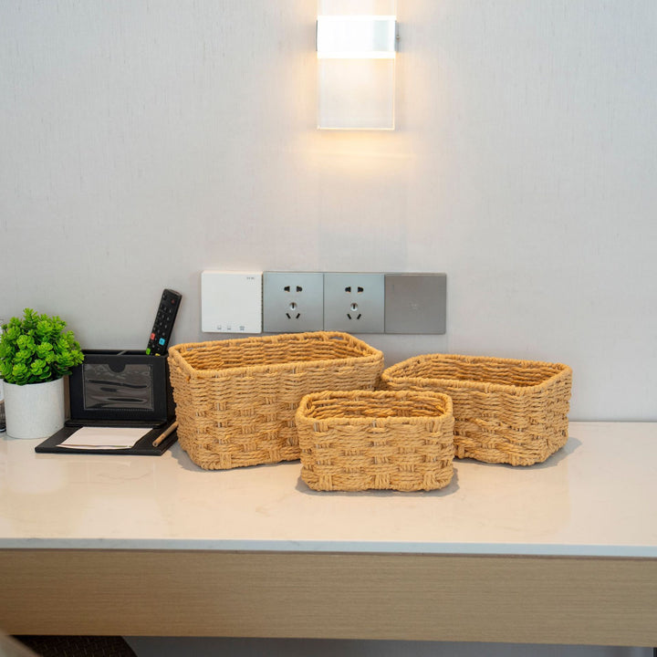 Multi-Purpose Woven Storage Baskets Kalsten