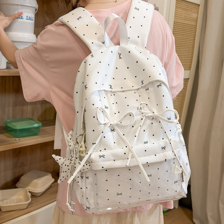 Playful Lightweight Printed Backpack Kalsten