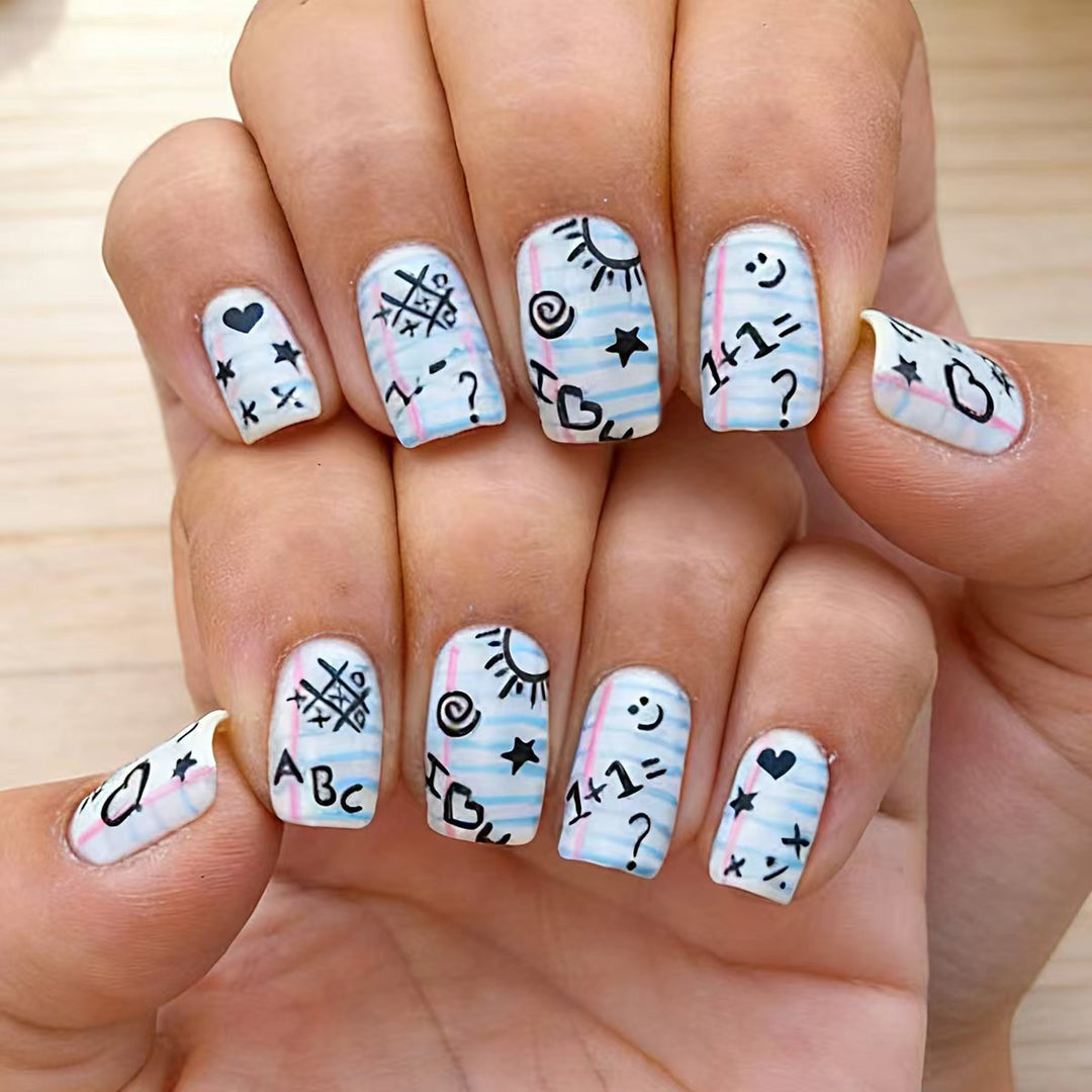 Creative Nail Art in School Theme Kalsten