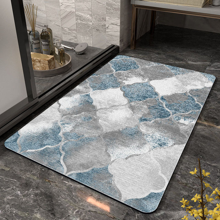 Stylish Geometric Pattern Bathroom Mat Kalsten