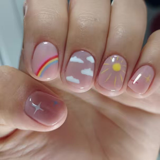 Whimsical Nail Art Design Kalsten