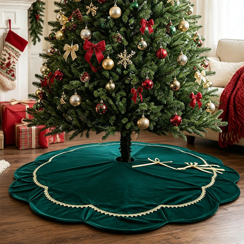 Elegant Velvet Christmas Tree Skirt